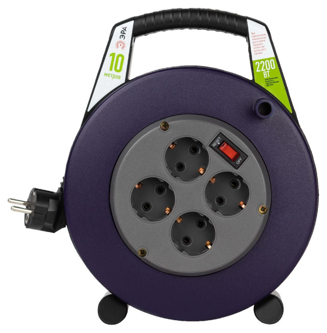 Удлинитель силовой Эра BPx-4e-3x1-10m Б0052927