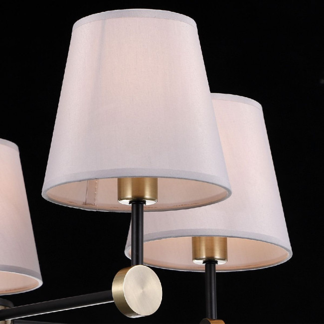 Люстра на штанге Illumico IL0394-5CSQ-24 BK AB CASTOR Люстра на штанге Illumico IL0394-5CSQ-24 BK AB CASTOR