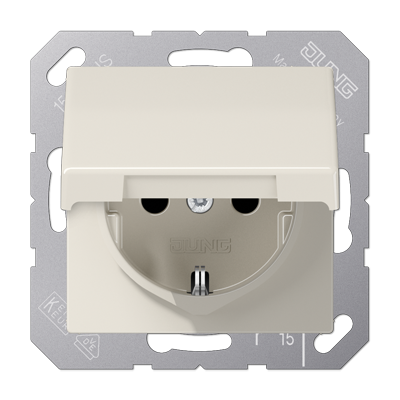 Розетка 2K+З с крышкой Jung AS1520KL Розетка 2K+З с крышкой Jung AS1520KL