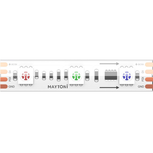 Светодиодная лента Maytoni Led Strip 12В 5050 14,4Вт/м RGB 5м IP68 201245 Светодиодная лента Maytoni Led Strip 12В 5050 14,4Вт/м RGB 5м IP68 201245