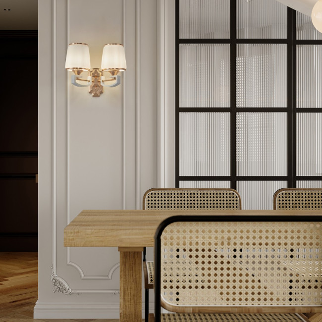 Бра Arte Milano Florentia-2457 302457/2W Wh/Gd Бра Arte Milano Florentia-2457 302457/2W Wh/Gd