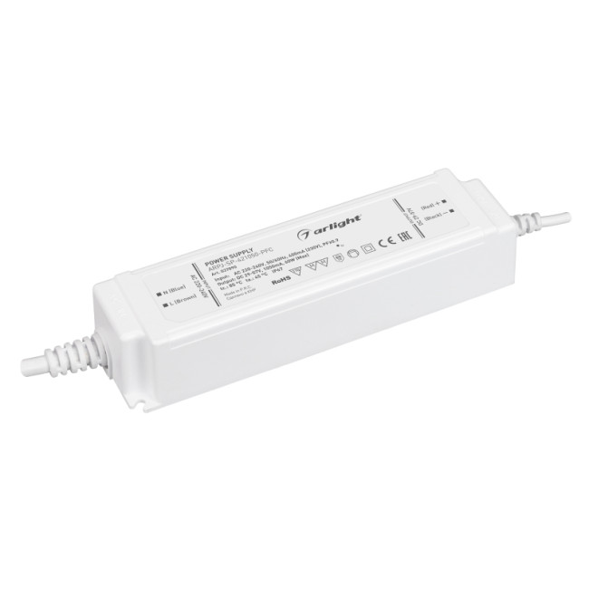 Блок питания Arlight ARPJ-SP-421050-PFC (60W, 29-57V, 1.05A) 037890 Блок питания Arlight ARPJ-SP-421050-PFC (60W, 29-57V, 1.05A) 037890