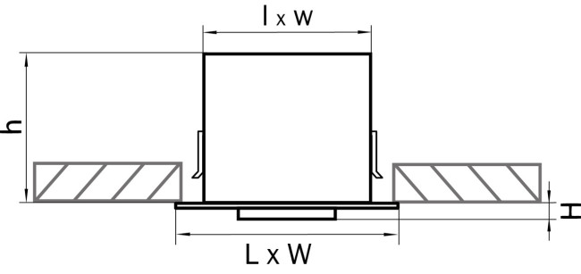 Встраиваемый светильник Lightstar Cardano 111 214130 Встраиваемый светильник Lightstar Cardano 111 214130