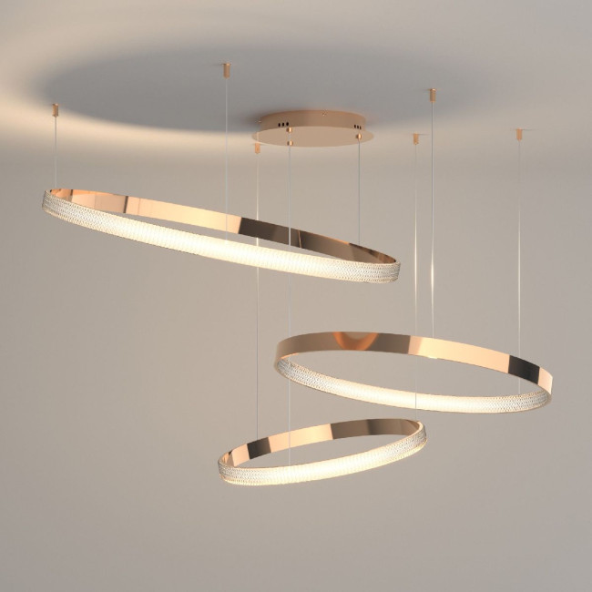 Подвесная люстра Eurosvet Posh 90175/3 медный a045413 Подвесная люстра Eurosvet Posh 90175/3 медный a045413