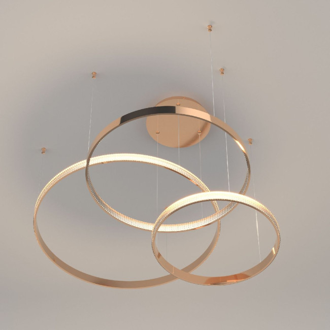 Подвесная люстра Eurosvet Posh 90175/3 медный a045413 Подвесная люстра Eurosvet Posh 90175/3 медный a045413