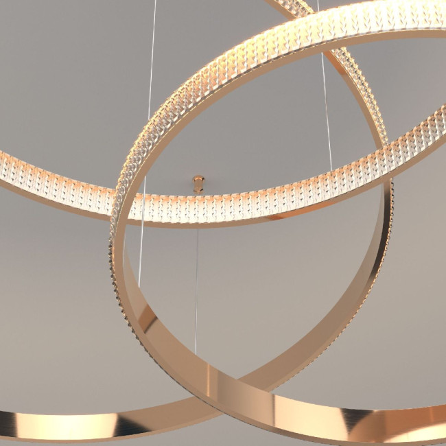 Подвесная люстра Eurosvet Posh 90175/3 медный a045413 Подвесная люстра Eurosvet Posh 90175/3 медный a045413