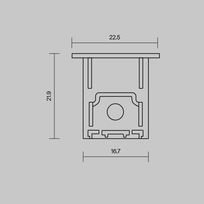 Комплект заглушек профиля 2шт Maytoni Led Strip 642051 Комплект заглушек профиля 2шт Maytoni Led Strip 642051