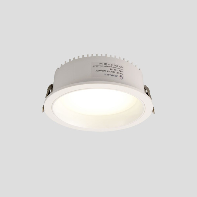 Встраиваемый светильник Crystal Lux CLT 529C135 WH 4000K Встраиваемый светильник Crystal Lux CLT 529C135 WH 4000K