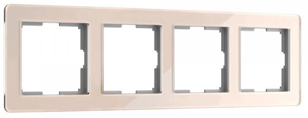 Рамка на 4 поста Werkel Acrylic айвори 4690389190551 W0042743 a062134 Рамка на 4 поста Werkel Acrylic айвори 4690389190551 W0042743 a062134