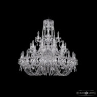 Подвесная люстра Bohemia Ivele Crystal 1402/20+10+5/360/3d Ni