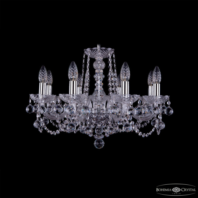 Подвесная люстра Bohemia Ivele Crystal 1402/8/195 Ni Balls