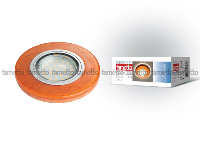 Встраиваемый светильник Fametto Luciole DLS-L104 GU5.3 CHROME/BROWN Встраиваемый светильник Fametto Luciole DLS-L104 GU5.3 CHROME/BROWN