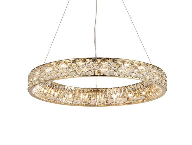 Подвесная люстра Newport Tiffany 8532/80 C gold polished М0070799 Подвесная люстра Newport Tiffany 8532/80 C gold polished М0070799