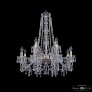 Подвесная люстра Bohemia Ivele Crystal 1403/8+4/240/h-76 G Подвесная люстра Bohemia Ivele Crystal 1403/8+4/240/h-76 G