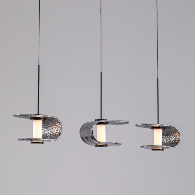 Подвесной светильник MD24020901-3B black/smoky Подвесной светильник MD24020901-3B black/smoky