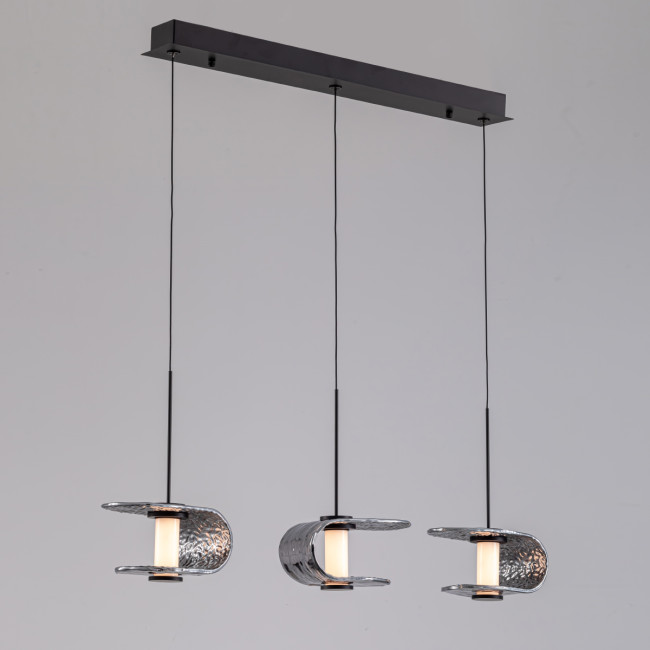 Подвесной светильник MD24020901-3B black/smoky Подвесной светильник MD24020901-3B black/smoky