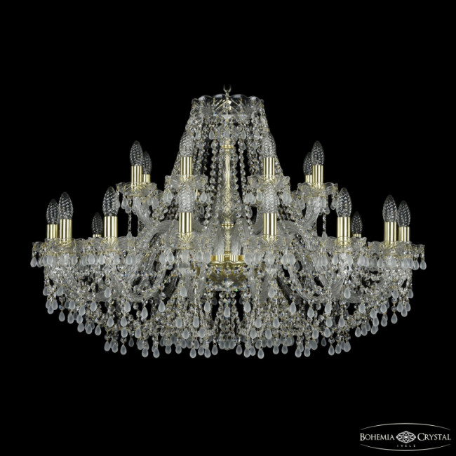 Подвесная люстра Bohemia Ivele Crystal 1410/16+8/360 G V0300