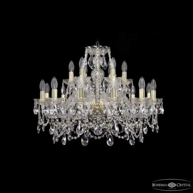 Подвесная люстра Bohemia Ivele Crystal 1411/12+6/240 G