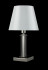 Настольная лампа Crystal Lux Nicolas NICOLAS LG1 NICKEL/WHITE