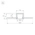 Алюминиевый профиль Arlight SL-LINIA16-FANTOM-2000 ANOD 049012 Алюминиевый профиль Arlight SL-LINIA16-FANTOM-2000 ANOD 049012