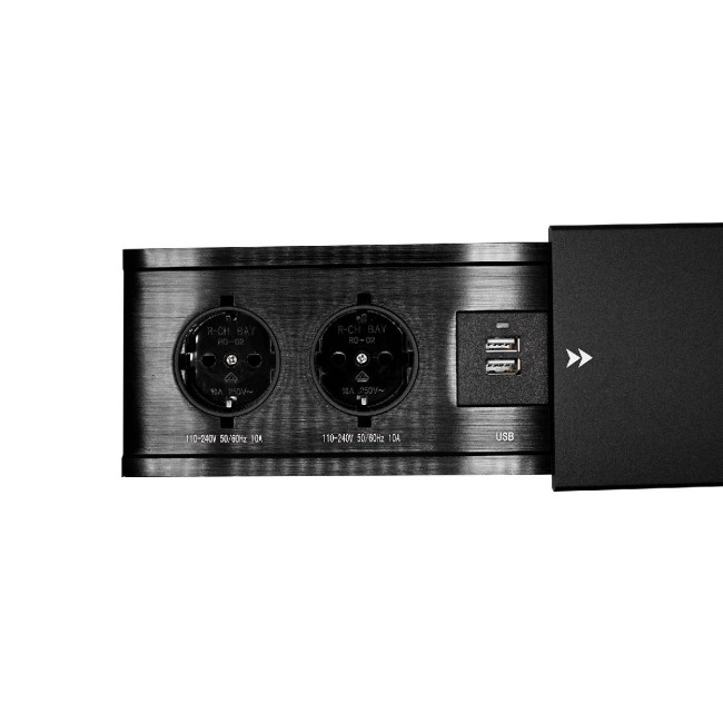 Блок розеток JX (Slide Top) (2 секции + 2 USB с кабелем питания) Mebax 00-00002889 Блок розеток JX (Slide Top) (2 секции + 2 USB с кабелем питания) Mebax 00-00002889