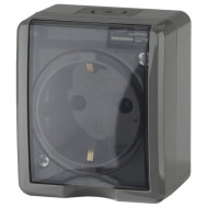 Розетка ЭРА Эксперт 2P E со шторками 11-2402-03 Б0020715