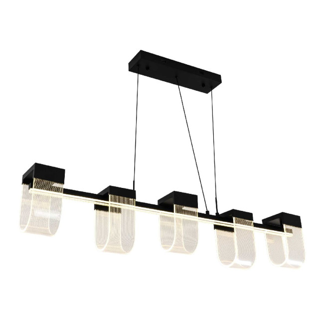 Подвесная люстра LED4U L7707-1200 BK Подвесная люстра LED4U L7707-1200 BK