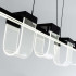 Подвесная люстра LED4U L7707-1200 BK Подвесная люстра LED4U L7707-1200 BK