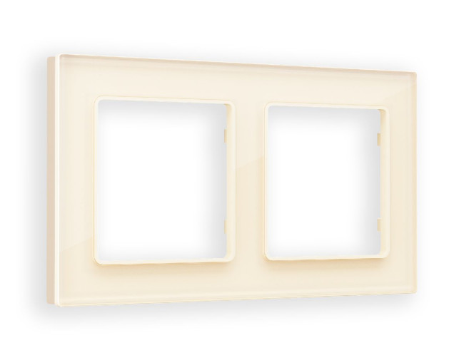 Рамка двухместная Ambrella Volt Platos AF330302 Рамка двухместная Ambrella Volt Platos AF330302