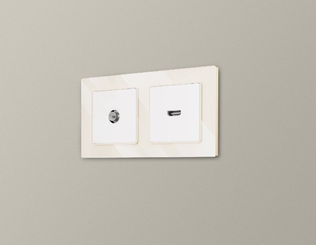 Рамка двухместная Ambrella Volt Platos AF330302 Рамка двухместная Ambrella Volt Platos AF330302