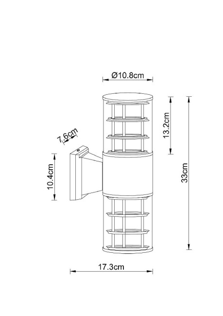 Уличный настенный светильник Arte Lamp Tokyo A5315AL-2BK Уличный настенный светильник Arte Lamp Tokyo A5315AL-2BK