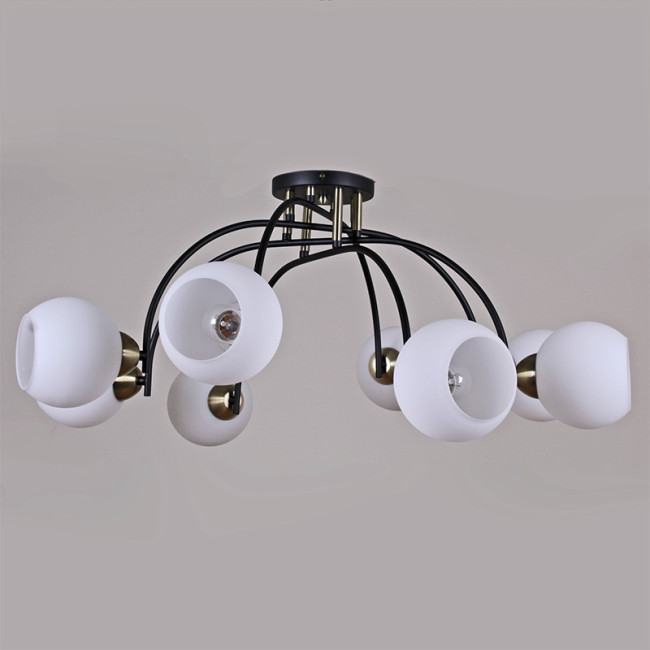 Люстра на штанге Illumico IL0250-8CSQ-79 BK AB Люстра на штанге Illumico IL0250-8CSQ-79 BK AB