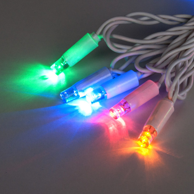 Светодиодная нить Eurosvet 400-102 мульти с эффектом мерцания 20м IP65 Светодиодная нить Eurosvet 400-102 мульти с эффектом мерцания 20м IP65