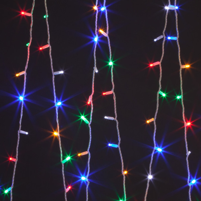 Светодиодная нить Eurosvet 400-102 мульти с эффектом мерцания 20м IP65 Светодиодная нить Eurosvet 400-102 мульти с эффектом мерцания 20м IP65