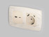 Лицевая панель для розетки с/з со шторками 2USB A+C Ambrella Volt Omega OP3100 Лицевая панель для розетки с/з со шторками 2USB A+C Ambrella Volt Omega OP3100