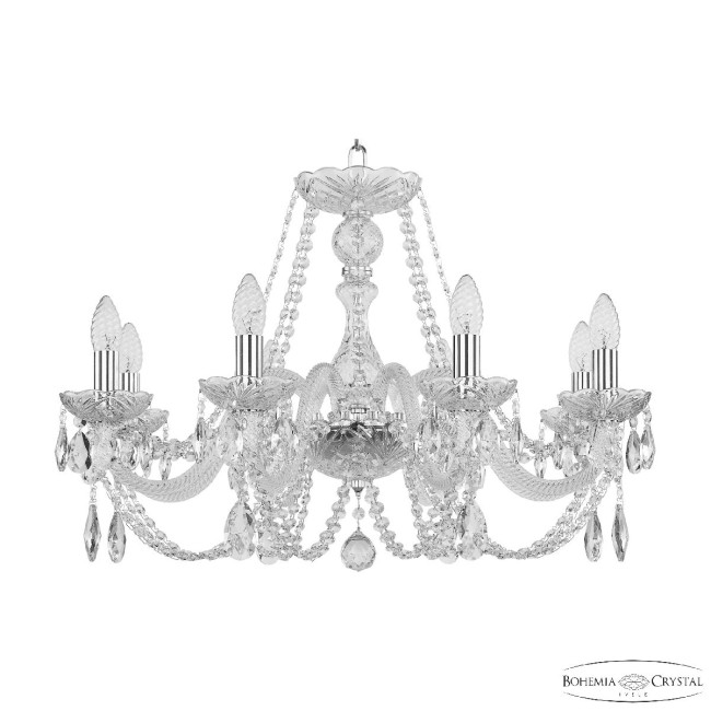 Подвесная люстра Bohemia Ivele Crystal 101/8/240 Ni Подвесная люстра Bohemia Ivele Crystal 101/8/240 Ni