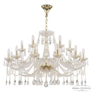 Подвесная люстра Bohemia Ivele Crystal 107/12+6/360 G