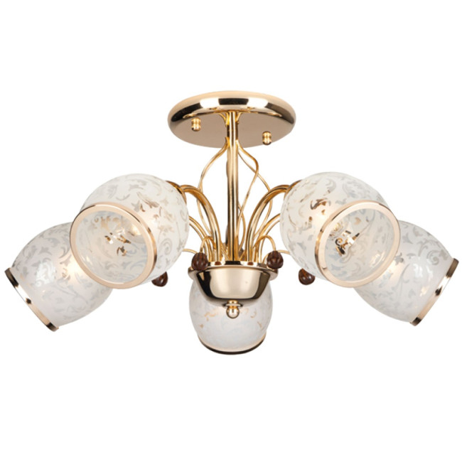 Люстра на штанге Eurosvet 30026/5 золото 00000073715 Люстра на штанге Eurosvet 30026/5 золото 00000073715