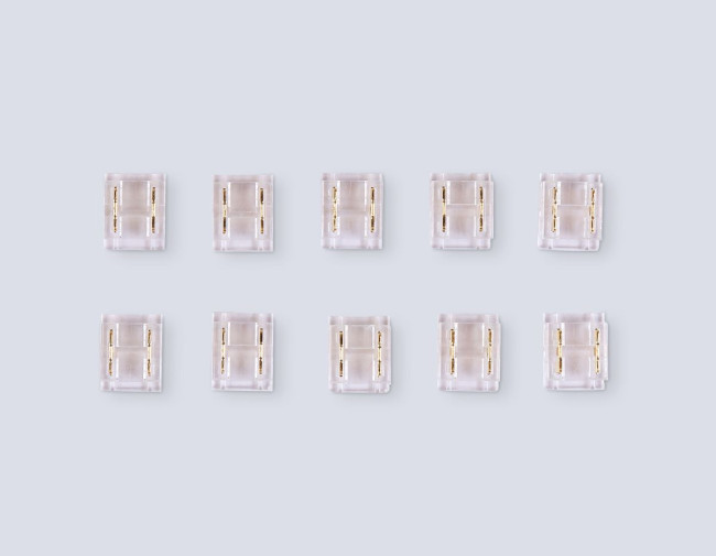 Соединитель прямой Ambrella Light Illumination COB 12/24V для лент 8/10mm (2 конт.) (10шт. в комплекте) GS6361 Соединитель прямой Ambrella Light Illumination COB 12/24V для лент 8/10mm (2 конт.) (10шт. в комплекте) GS6361