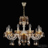 Подвесная люстра Bohemia Ivele Crystal 5417/10/240 G Amber/M-1H K721 Подвесная люстра Bohemia Ivele Crystal 5417/10/240 G Amber/M-1H K721