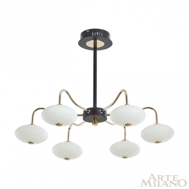 Люстра на штанге Arte Milano Neapolis 273908/6 BK/GD