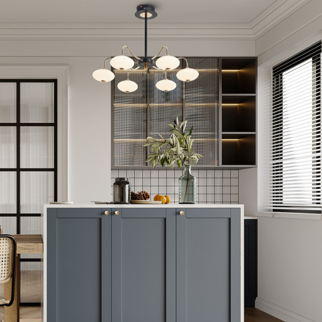 Люстра на штанге Arte Milano Neapolis 273908/6 BK/GD