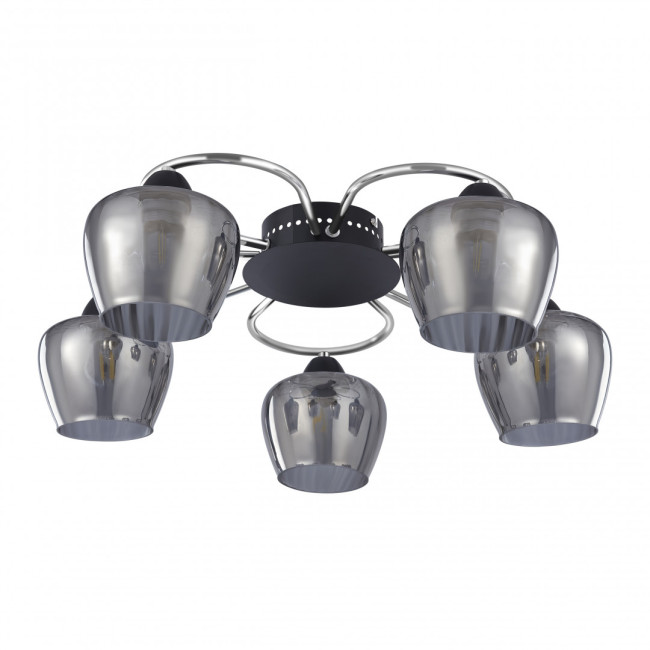 Потолочная люстра Arte Milano Amalfi 321508/5 CR+BK Потолочная люстра Arte Milano Amalfi 321508/5 CR+BK