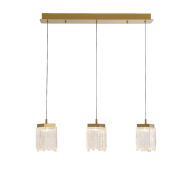 Подвесной светильник MD25020403-3B2 Satin gold, LED/16.4W, 3000K dimmable
