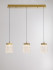 Подвесной светильник MD25020403-3B2 Satin gold, LED/16.4W, 3000K dimmable