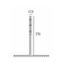 Уличный светильник Delight Collection 7162 71-62-921 cool white silver Уличный светильник Delight Collection 7162 71-62-921 cool white silver