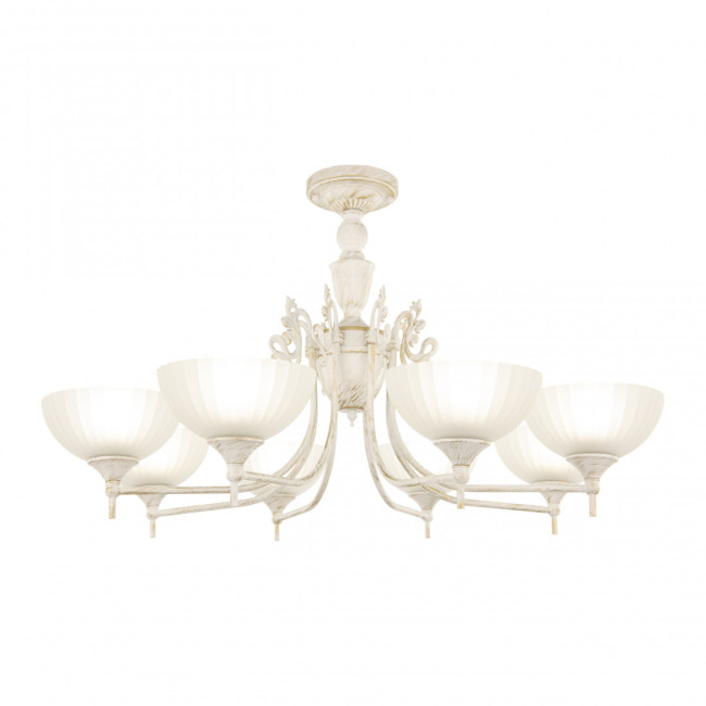 Потолочная люстра Arte Milano 340049/8 WT+G Потолочная люстра Arte Milano 340049/8 WT+G