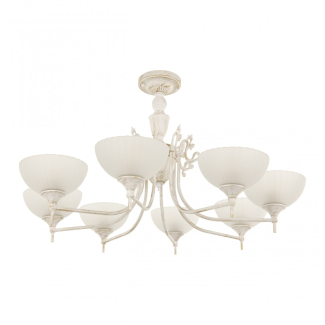 Потолочная люстра Arte Milano 340049/8 WT+G Потолочная люстра Arte Milano 340049/8 WT+G