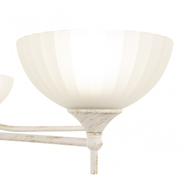 Потолочная люстра Arte Milano 340049/8 WT+G Потолочная люстра Arte Milano 340049/8 WT+G