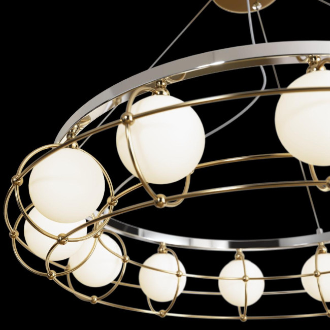 Подвесная люстра Maytoni Carcass MOD312PL-12GCH Подвесная люстра Maytoni Carcass MOD312PL-12GCH